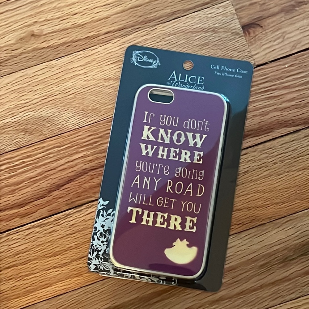 Loungefly Alice in Wonderland iPhone 6-6s size case - brand new in pkg